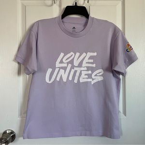 adidas Pride 🏳️‍🌈 "Love Unites" Graphic Tee